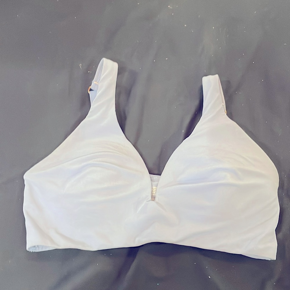 Victoria Secret PINK Forever Wireless Lightly Lined Bra size: Large color: Blue
